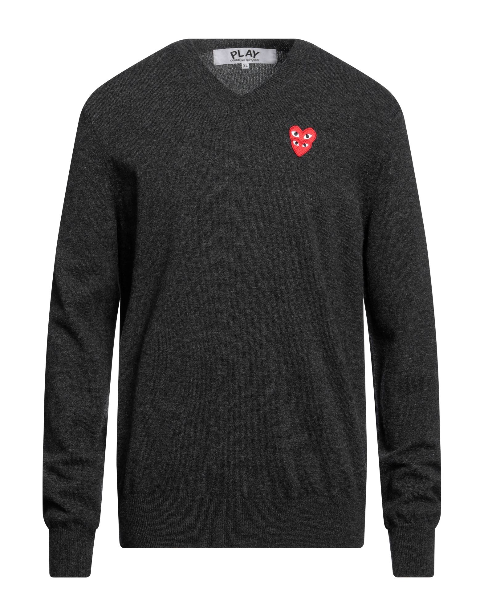 COMME des GARÇONS PLAY Pullover Herren Granitgrau von COMME des GARÇONS PLAY