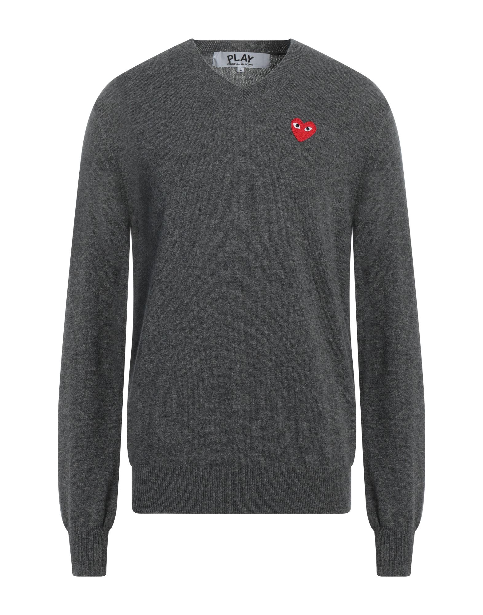 COMME des GARÇONS PLAY Pullover Herren Grau von COMME des GARÇONS PLAY