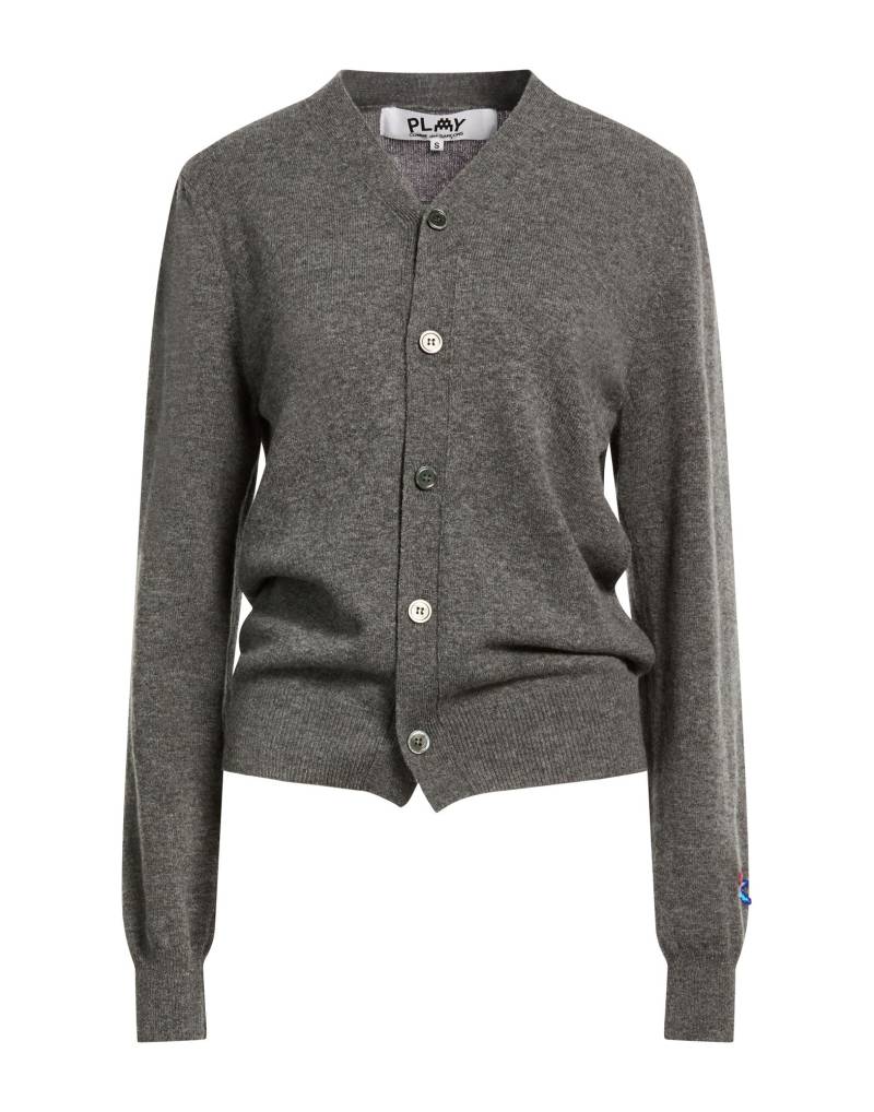 COMME des GARÇONS PLAY Strickjacke Damen Grau von COMME des GARÇONS PLAY