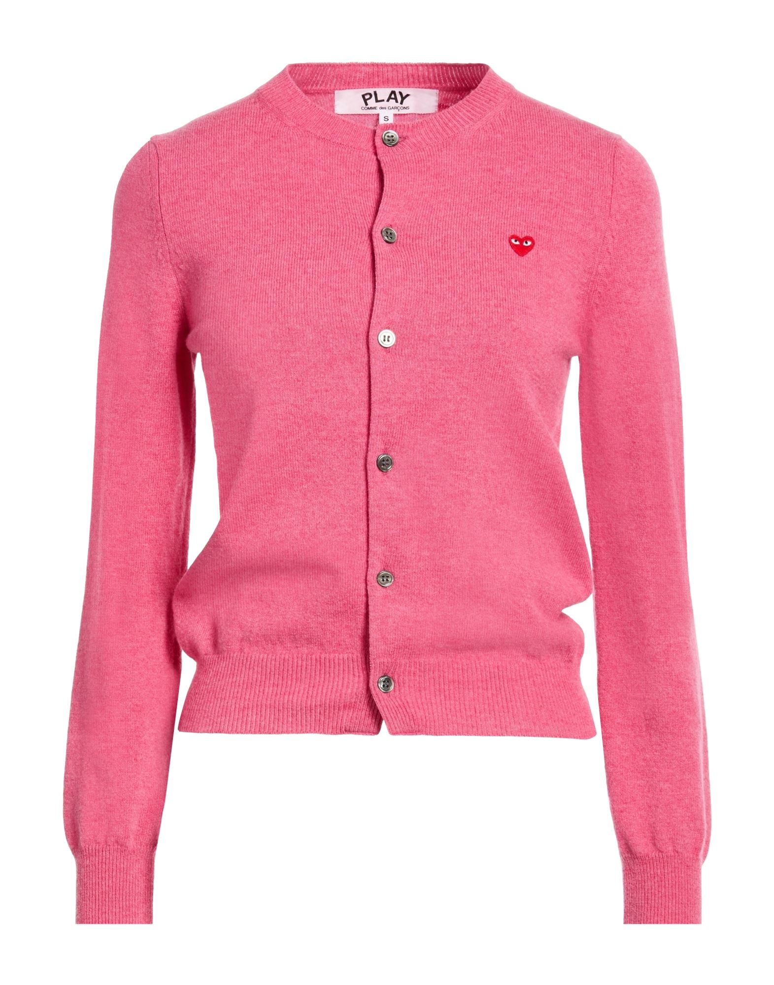 COMME des GARÇONS PLAY Strickjacke Damen Magenta von COMME des GARÇONS PLAY
