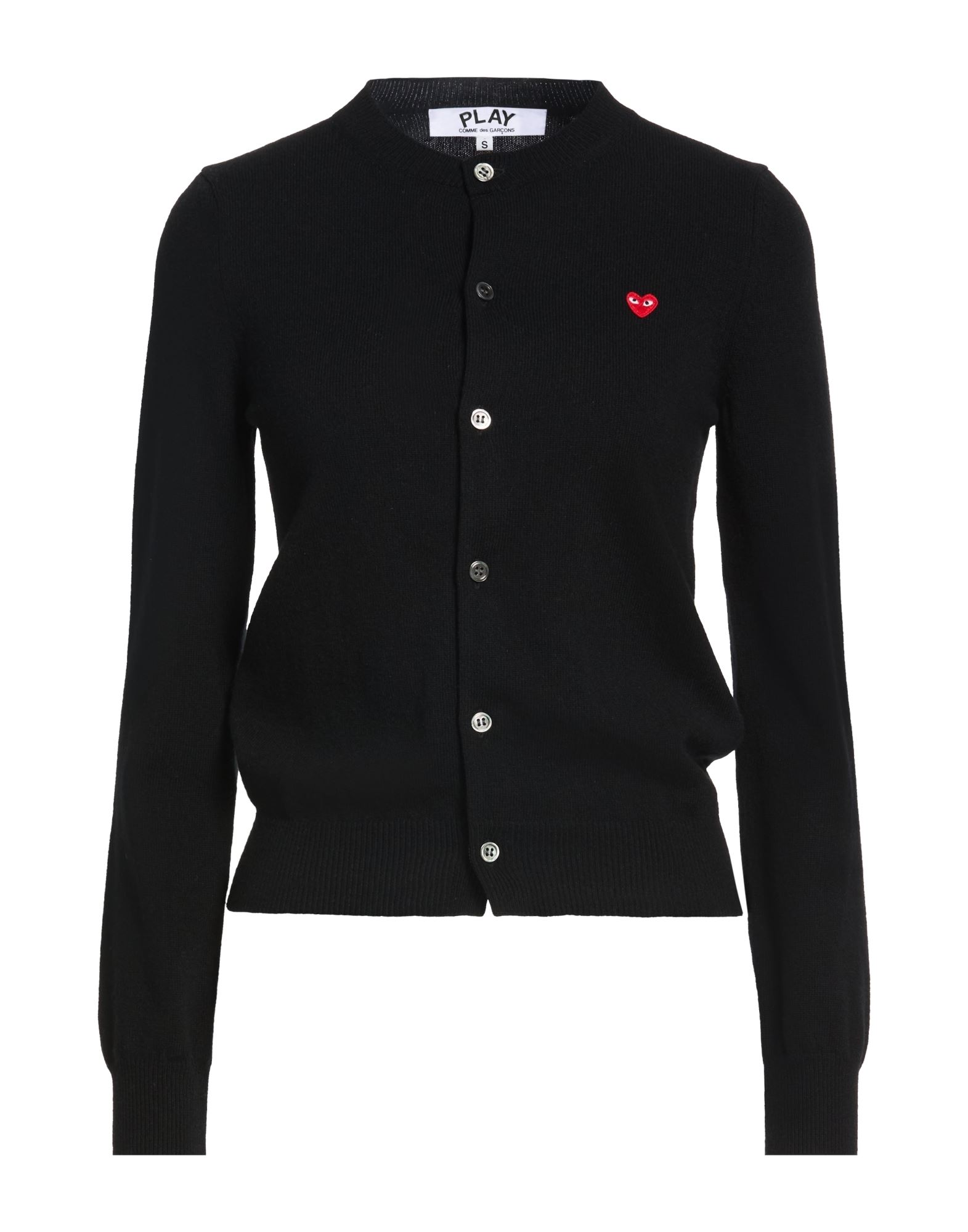COMME des GARÇONS PLAY Strickjacke Damen Schwarz von COMME des GARÇONS PLAY