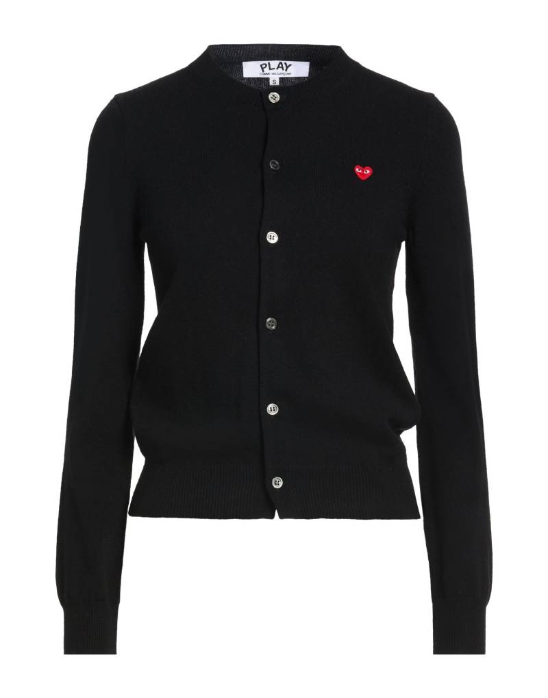 COMME des GARÇONS PLAY Strickjacke Damen Schwarz von COMME des GARÇONS PLAY