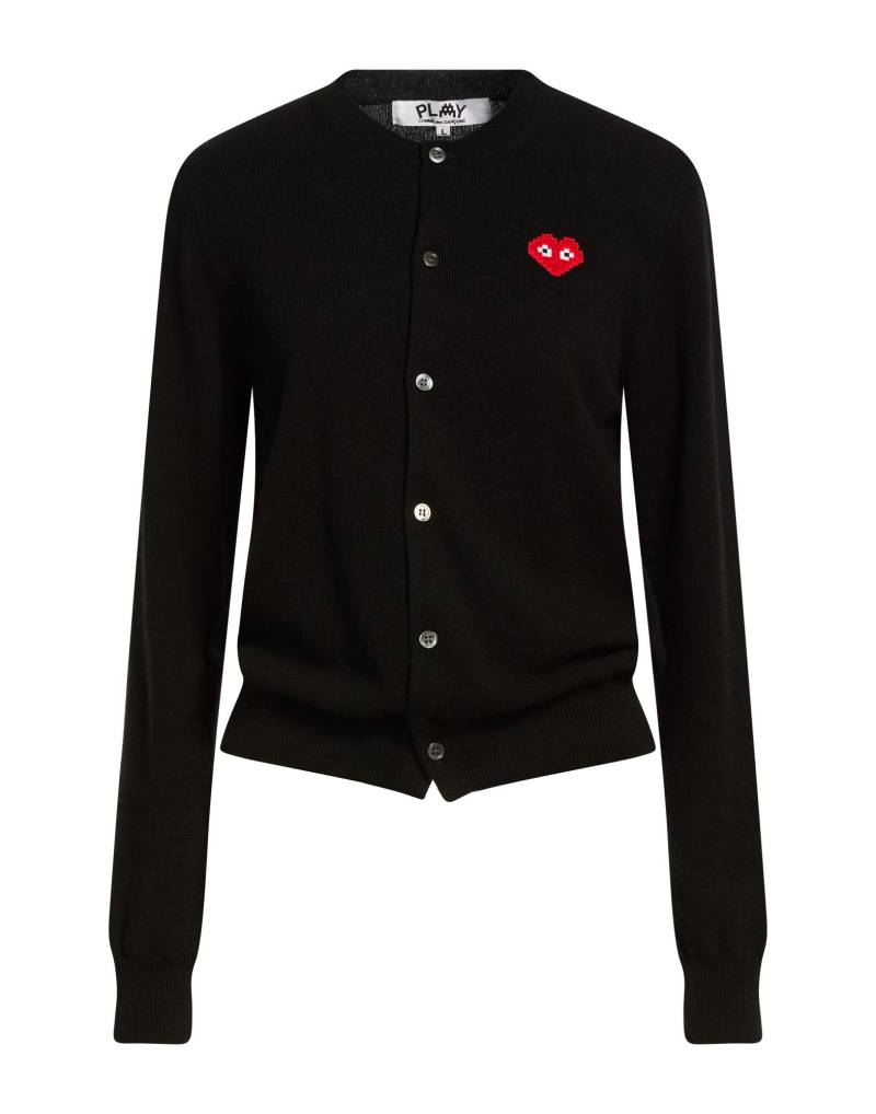 COMME des GARÇONS PLAY Strickjacke Damen Schwarz von COMME des GARÇONS PLAY