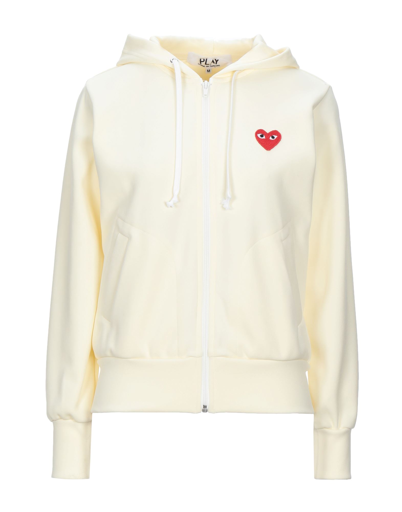 COMME des GARÇONS PLAY Sweatshirt Damen Pastellgelb von COMME des GARÇONS PLAY