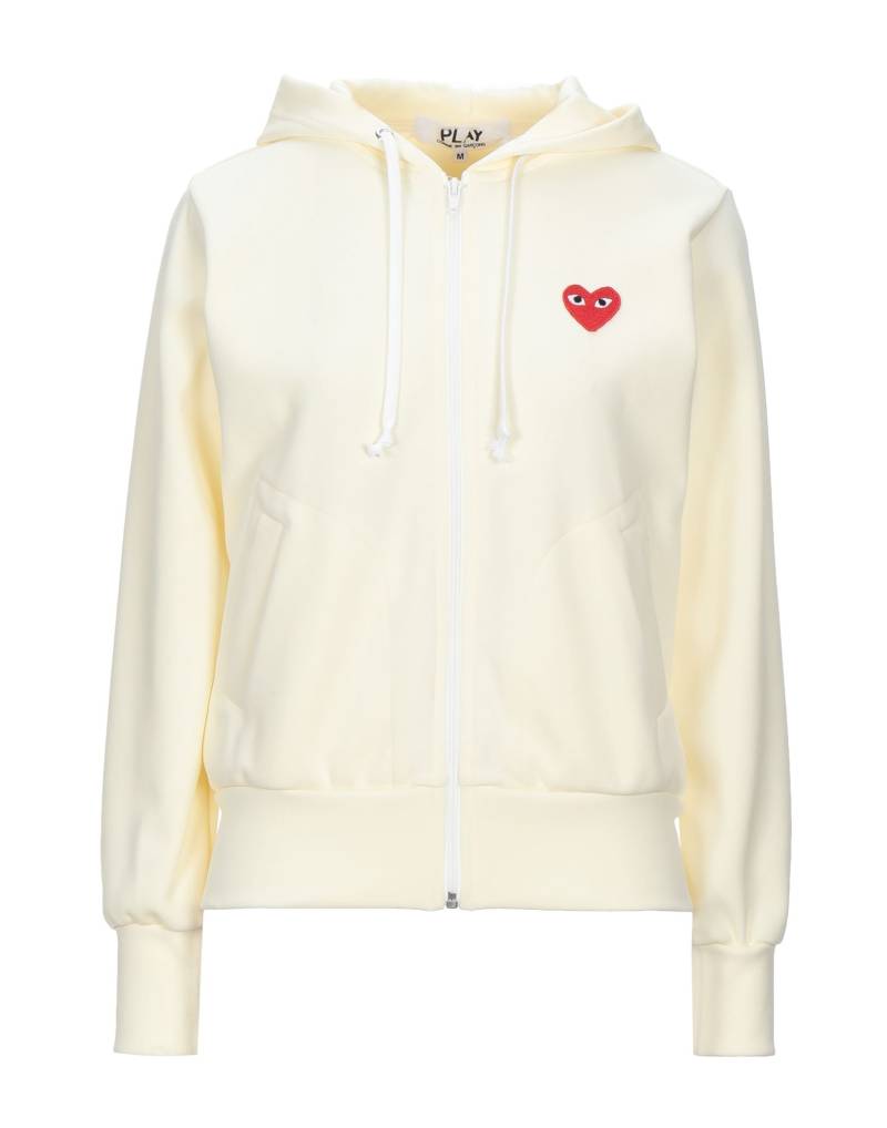 COMME des GARÇONS PLAY Sweatshirt Damen Pastellgelb von COMME des GARÇONS PLAY