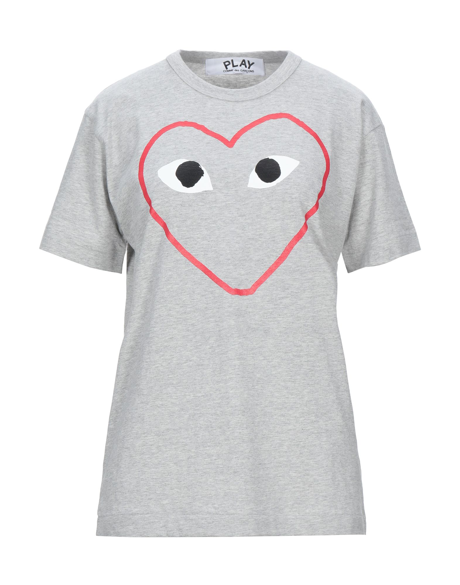 COMME des GARÇONS PLAY T-shirts Damen Hellgrau von COMME des GARÇONS PLAY