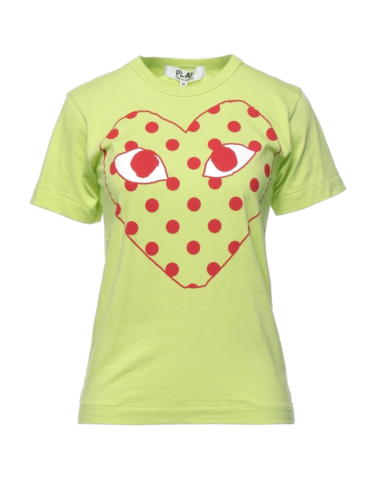 COMME des GARÇONS PLAY T-shirts Damen Hellgrün von COMME des GARÇONS PLAY