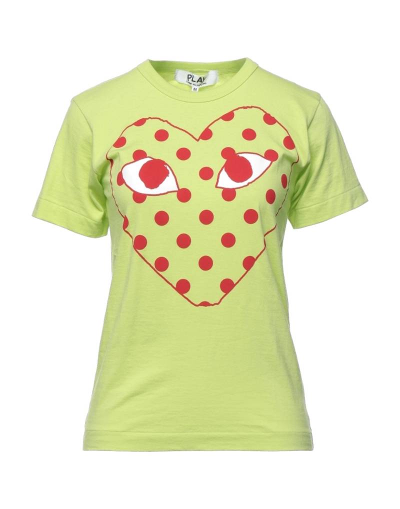 COMME des GARÇONS PLAY T-shirts Damen Limettengrün von COMME des GARÇONS PLAY