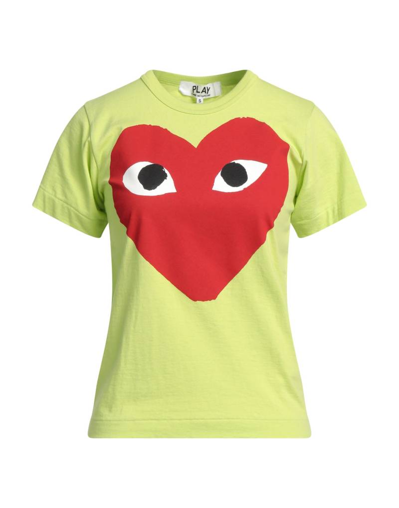COMME des GARÇONS PLAY T-shirts Damen Limettengrün von COMME des GARÇONS PLAY