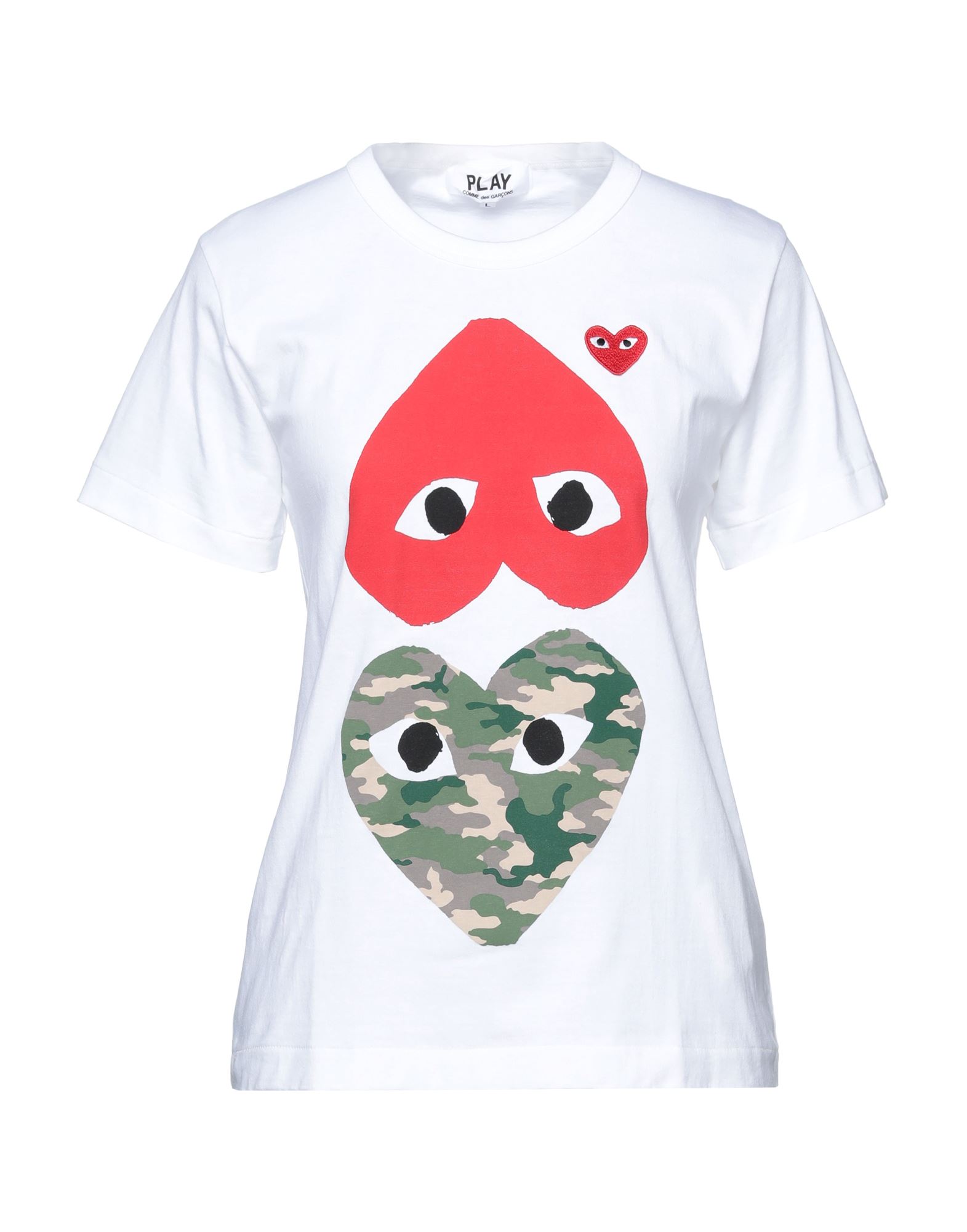 COMME des GARÇONS PLAY T-shirts Damen Weiß von COMME des GARÇONS PLAY