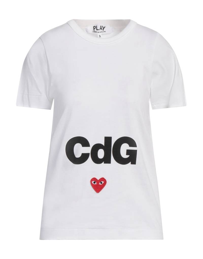 COMME des GARÇONS PLAY T-shirts Damen Weiß von COMME des GARÇONS PLAY