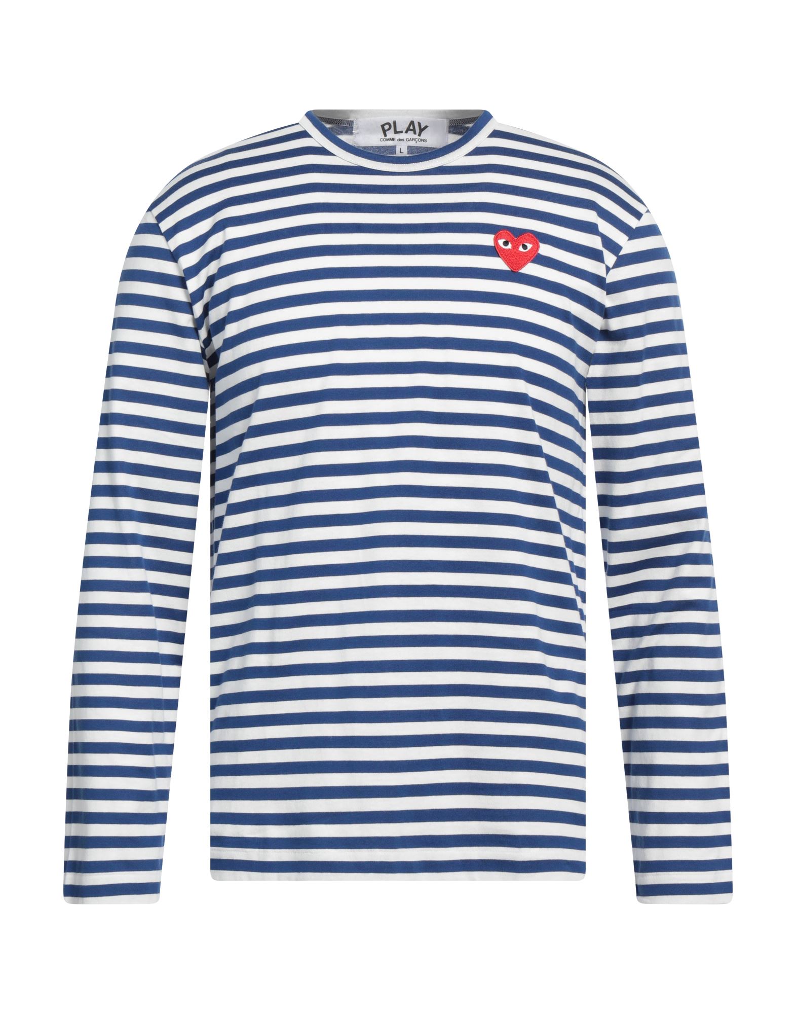 COMME des GARÇONS PLAY T-shirts Herren Blau von COMME des GARÇONS PLAY