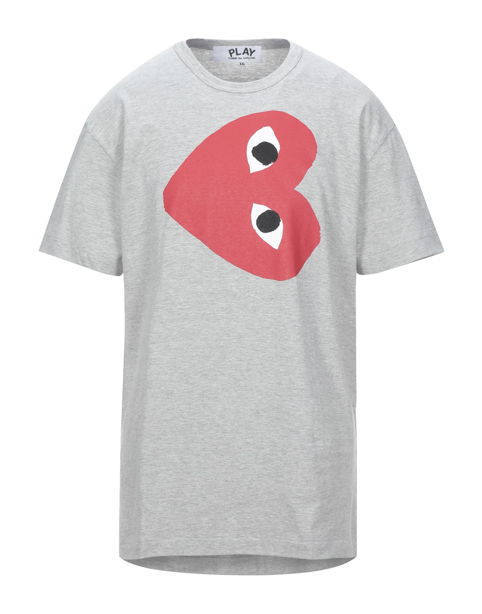 COMME des GARÇONS PLAY T-shirts Herren Hellgrau von COMME des GARÇONS PLAY