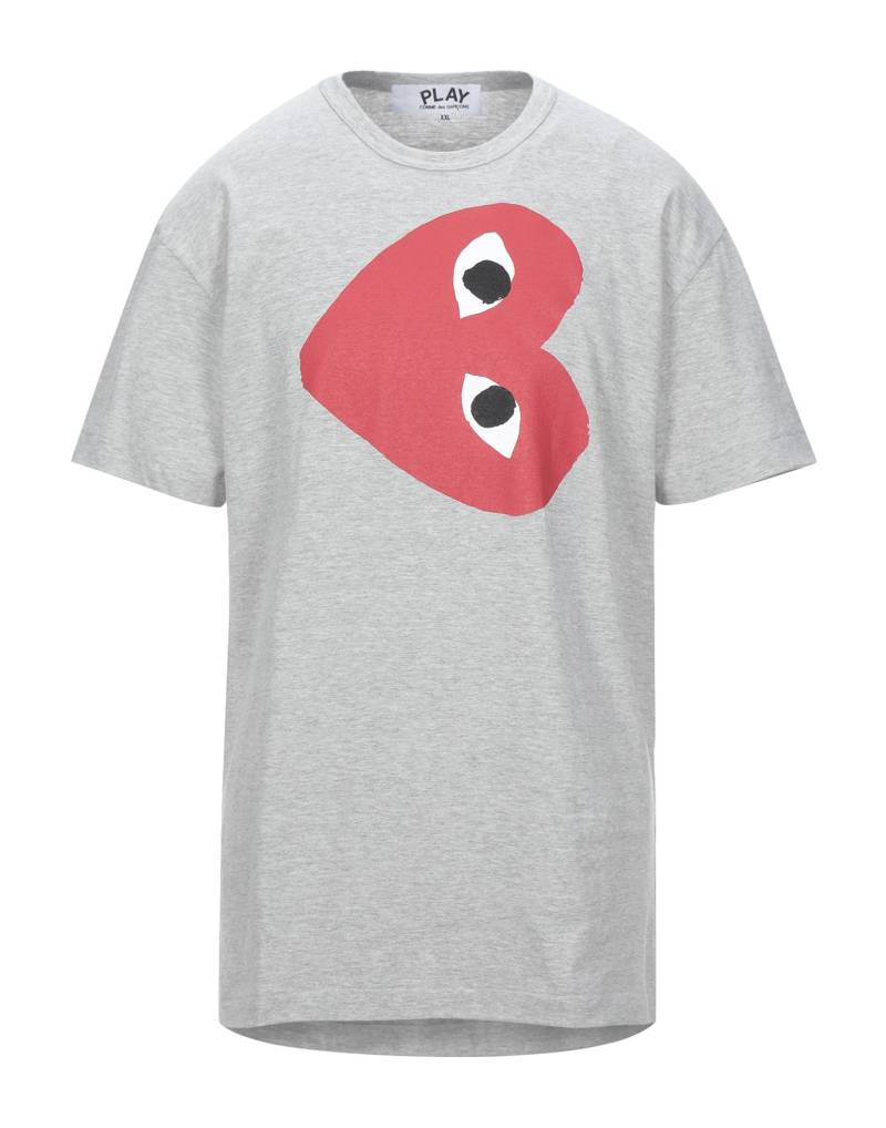 COMME des GARÇONS PLAY T-shirts Herren Hellgrau von COMME des GARÇONS PLAY
