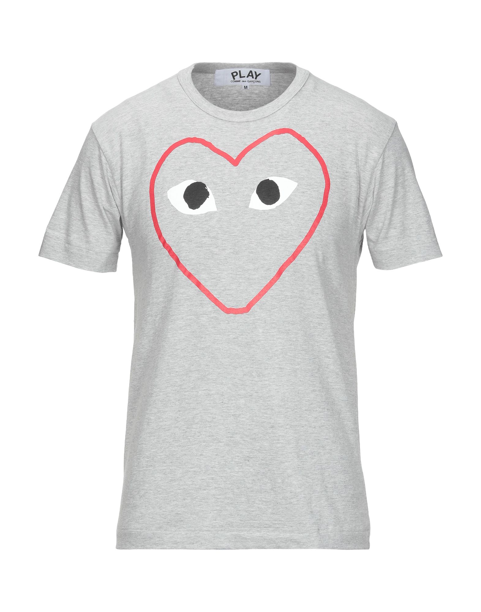 COMME des GARÇONS PLAY T-shirts Herren Hellgrau von COMME des GARÇONS PLAY