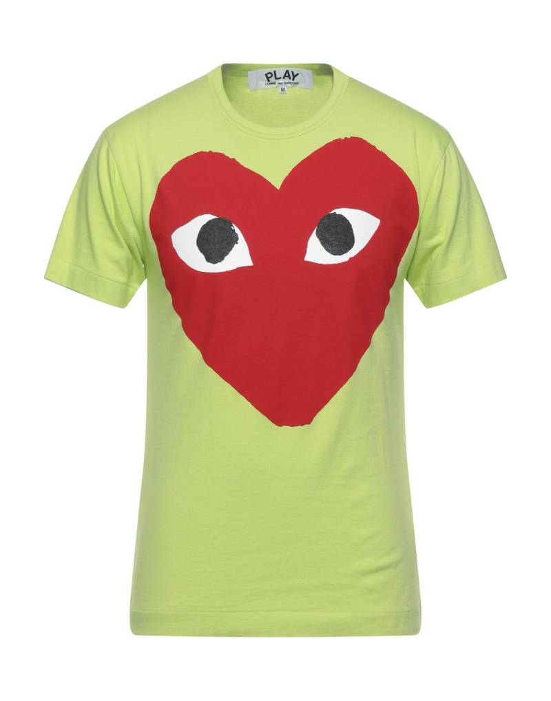 COMME des GARÇONS PLAY T-shirts Herren Säuregrün von COMME des GARÇONS PLAY