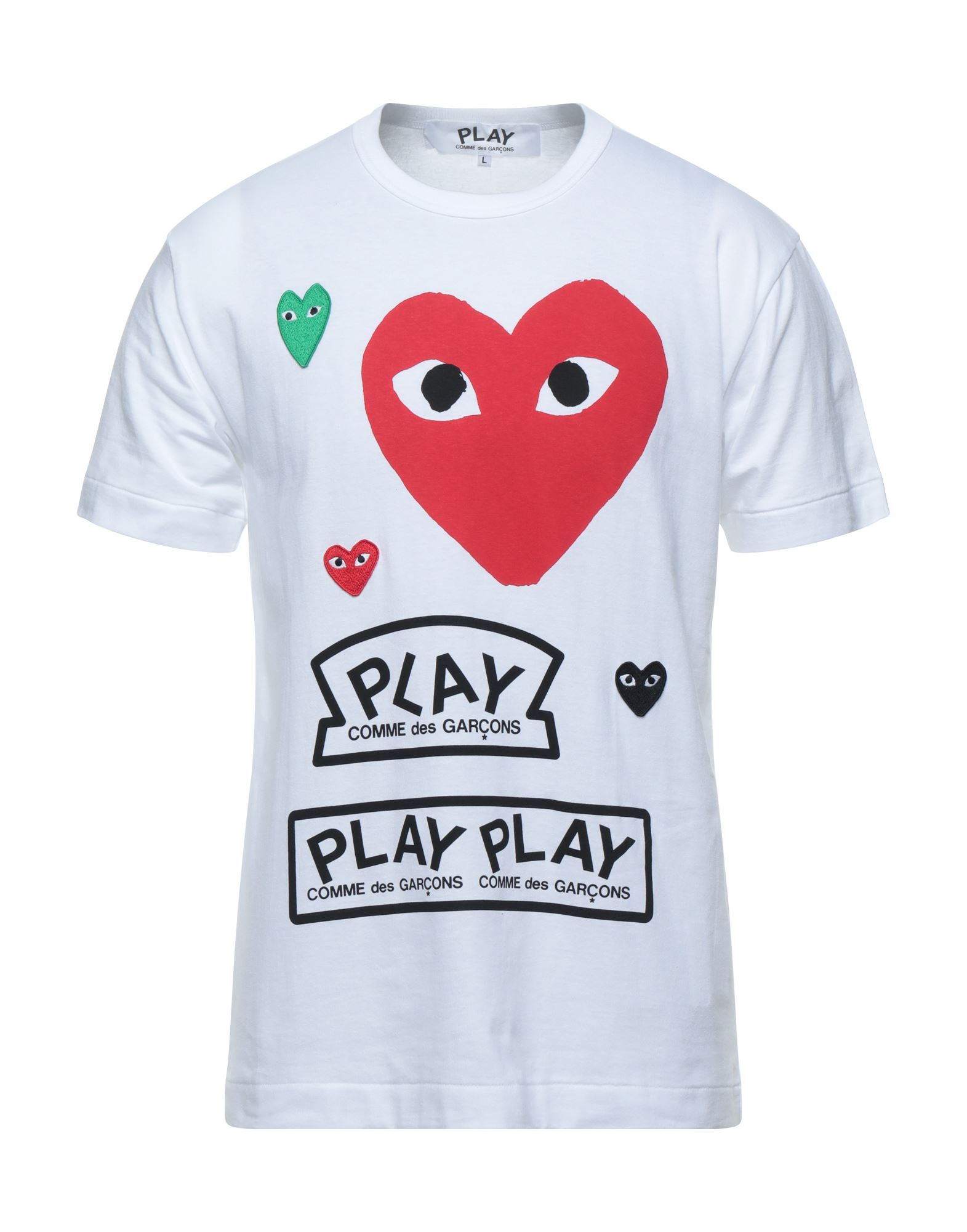 COMME des GARÇONS PLAY T-shirts Herren Weiß von COMME des GARÇONS PLAY