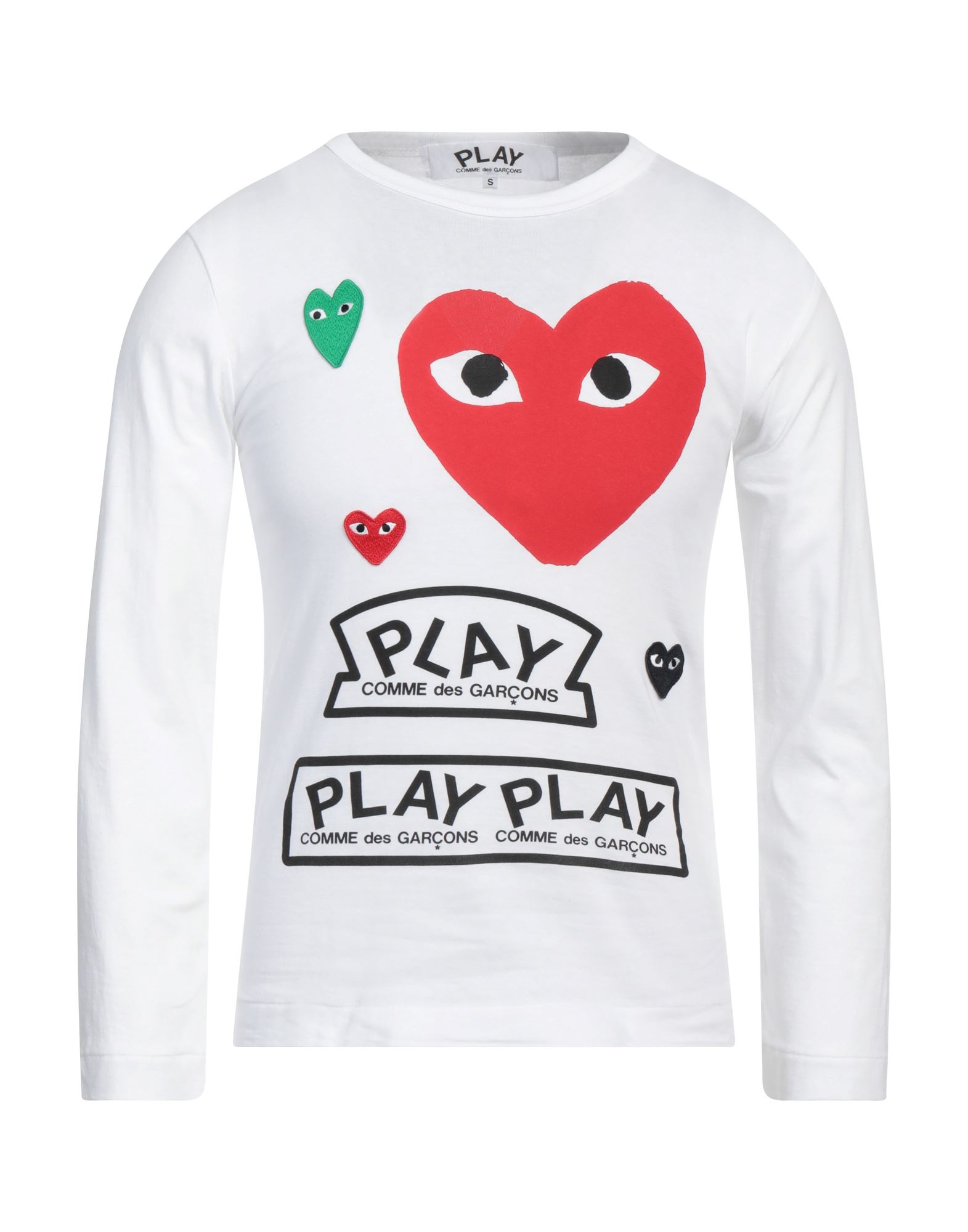 COMME des GARÇONS PLAY T-shirts Herren Weiß von COMME des GARÇONS PLAY