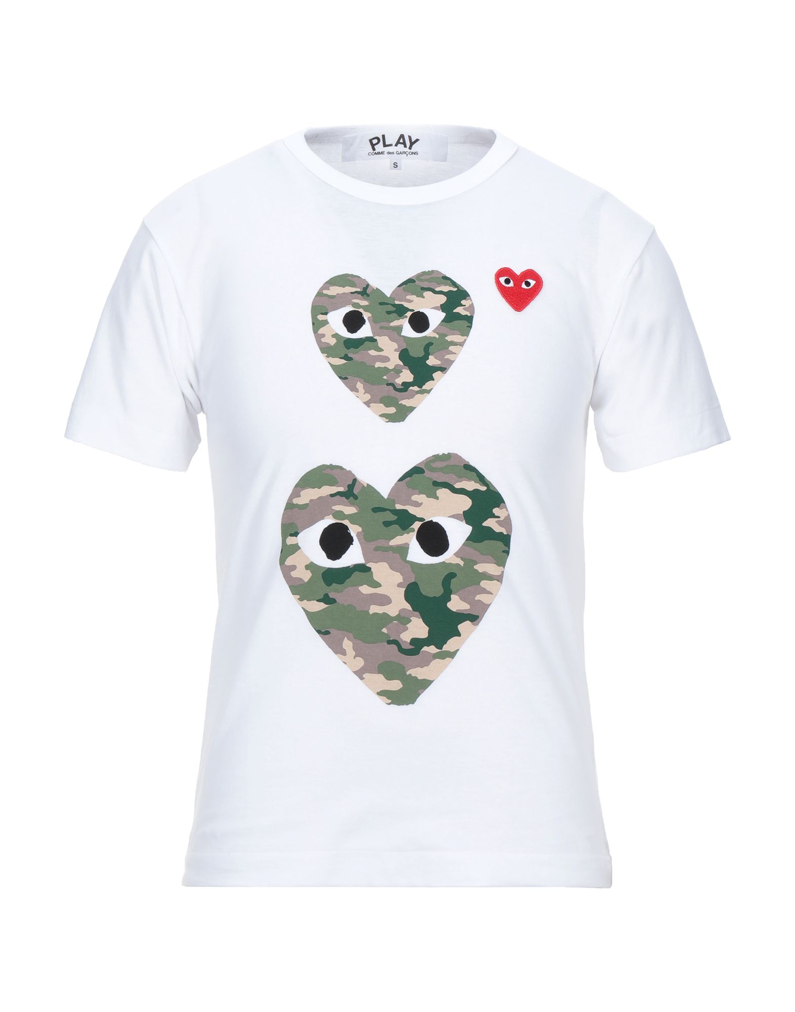 COMME des GARÇONS PLAY T-shirts Herren Weiß von COMME des GARÇONS PLAY