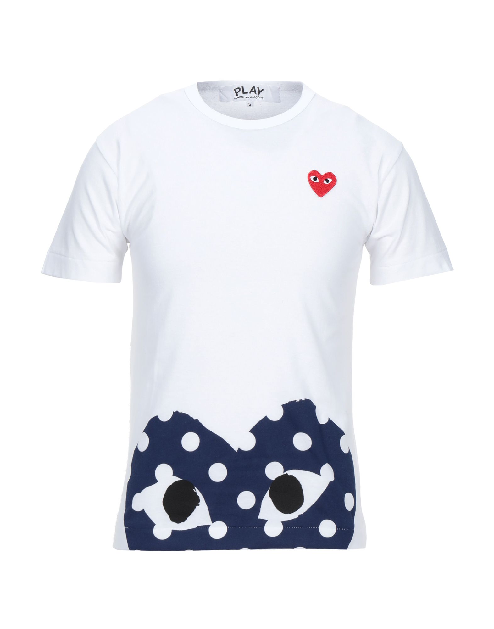 COMME des GARÇONS PLAY T-shirts Herren Weiß von COMME des GARÇONS PLAY