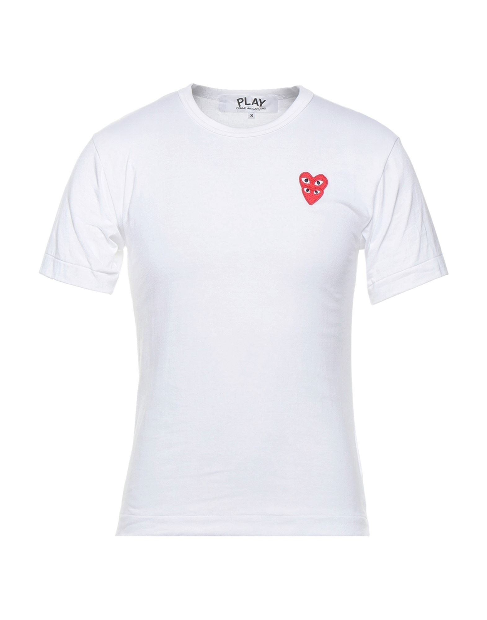 COMME des GARÇONS PLAY T-shirts Herren Weiß von COMME des GARÇONS PLAY