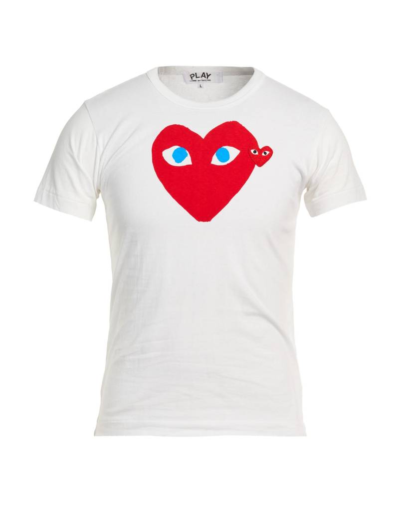 COMME des GARÇONS PLAY T-shirts Herren Weiß von COMME des GARÇONS PLAY