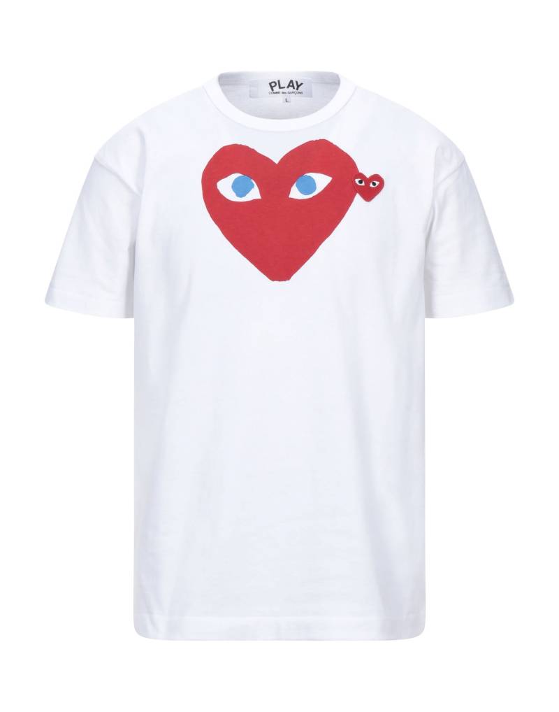 COMME des GARÇONS PLAY T-shirts Herren Weiß von COMME des GARÇONS PLAY