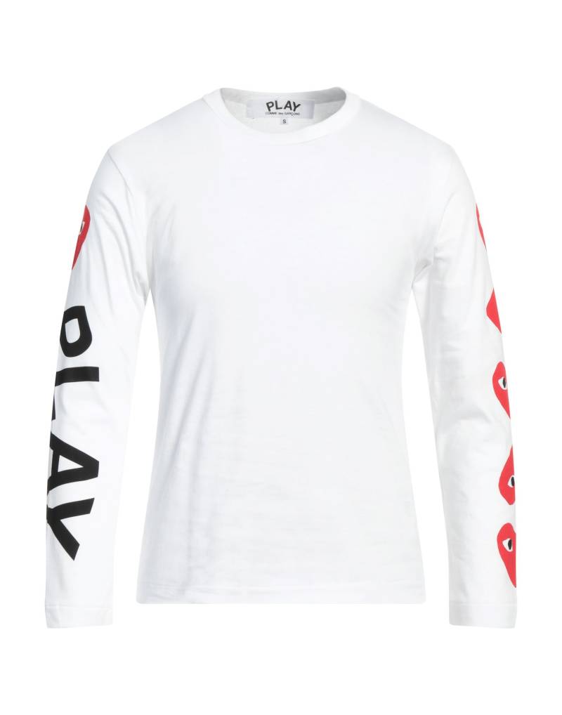 COMME des GARÇONS PLAY T-shirts Herren Weiß von COMME des GARÇONS PLAY