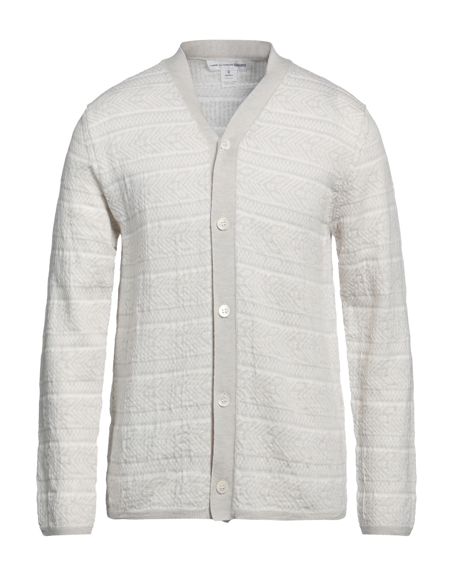 COMME des GARÇONS SHIRT Strickjacke Herren Hellgrau COMME des GARÇONS SHIRT Strickjacke Herren Hellgrau von COMME des GARÇONS SHIRT