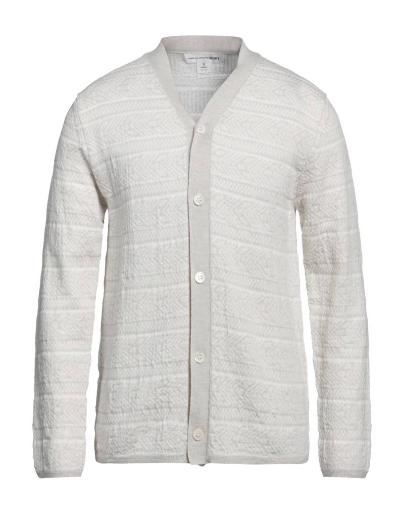 COMME des GARÇONS SHIRT Strickjacke Herren Hellgrau von COMME des GARÇONS SHIRT
