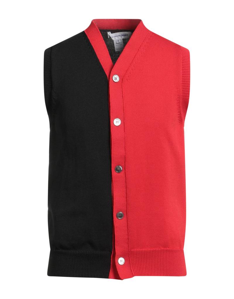 COMME des GARÇONS SHIRT Strickjacke Herren Rot von COMME des GARÇONS SHIRT