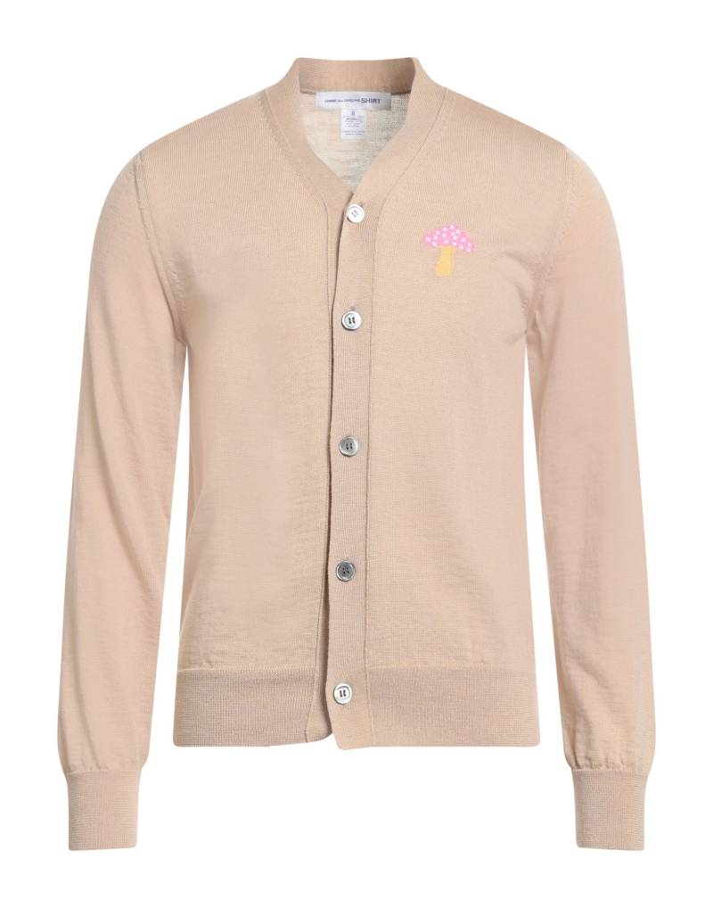 COMME des GARÇONS SHIRT Strickjacke Herren Sand von COMME des GARÇONS SHIRT