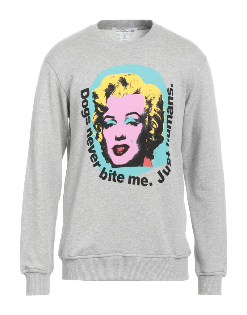 COMME des GARÇONS SHIRT Sweatshirt Herren Hellgrau von COMME des GARÇONS SHIRT