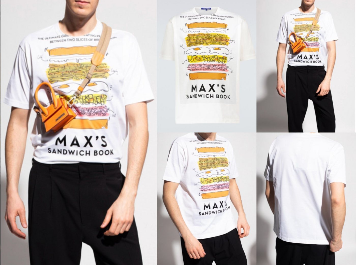 COMME des GARÇONS T-Shirt JUNYA WATANABE x COMME DES GARÇONS Deadstock Max's Sandwich Shirt T-Sh von COMME des GARÇONS