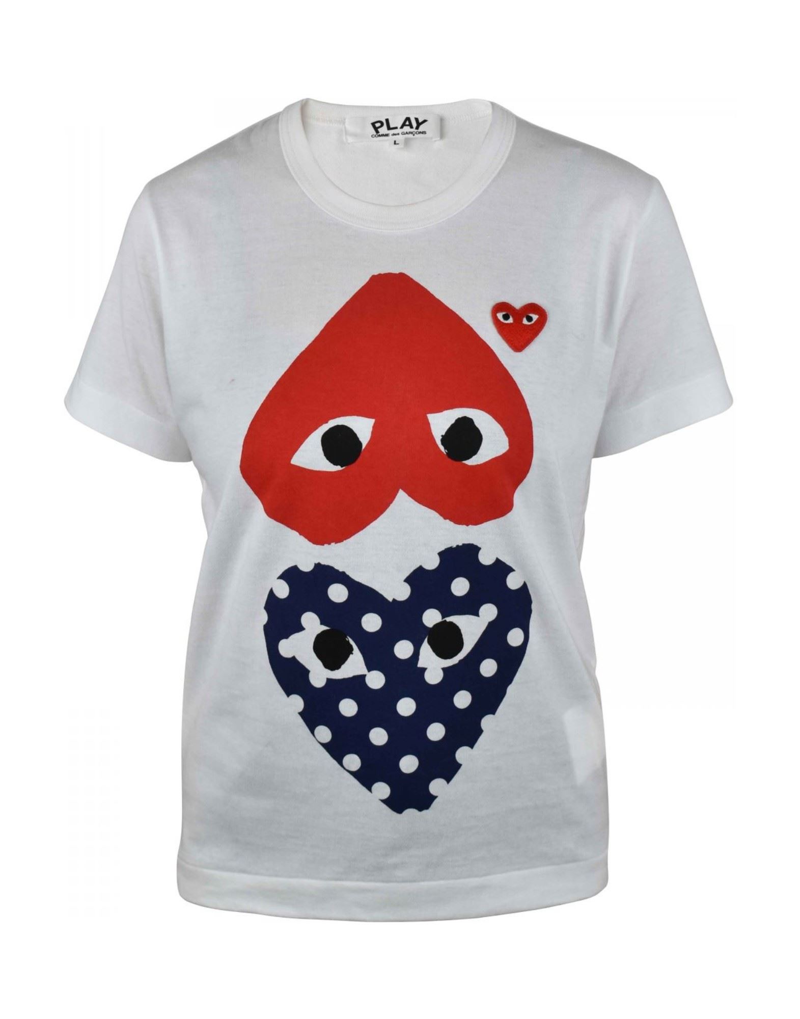 COMME des GARÇONS T-shirts Damen Weiß von COMME des GARÇONS