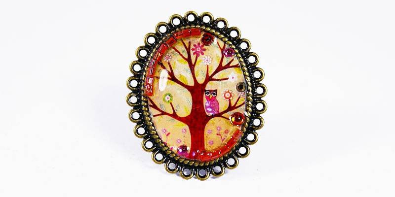 Verstellbarer Ring Frau Baum Des Lebens von COMME1ange