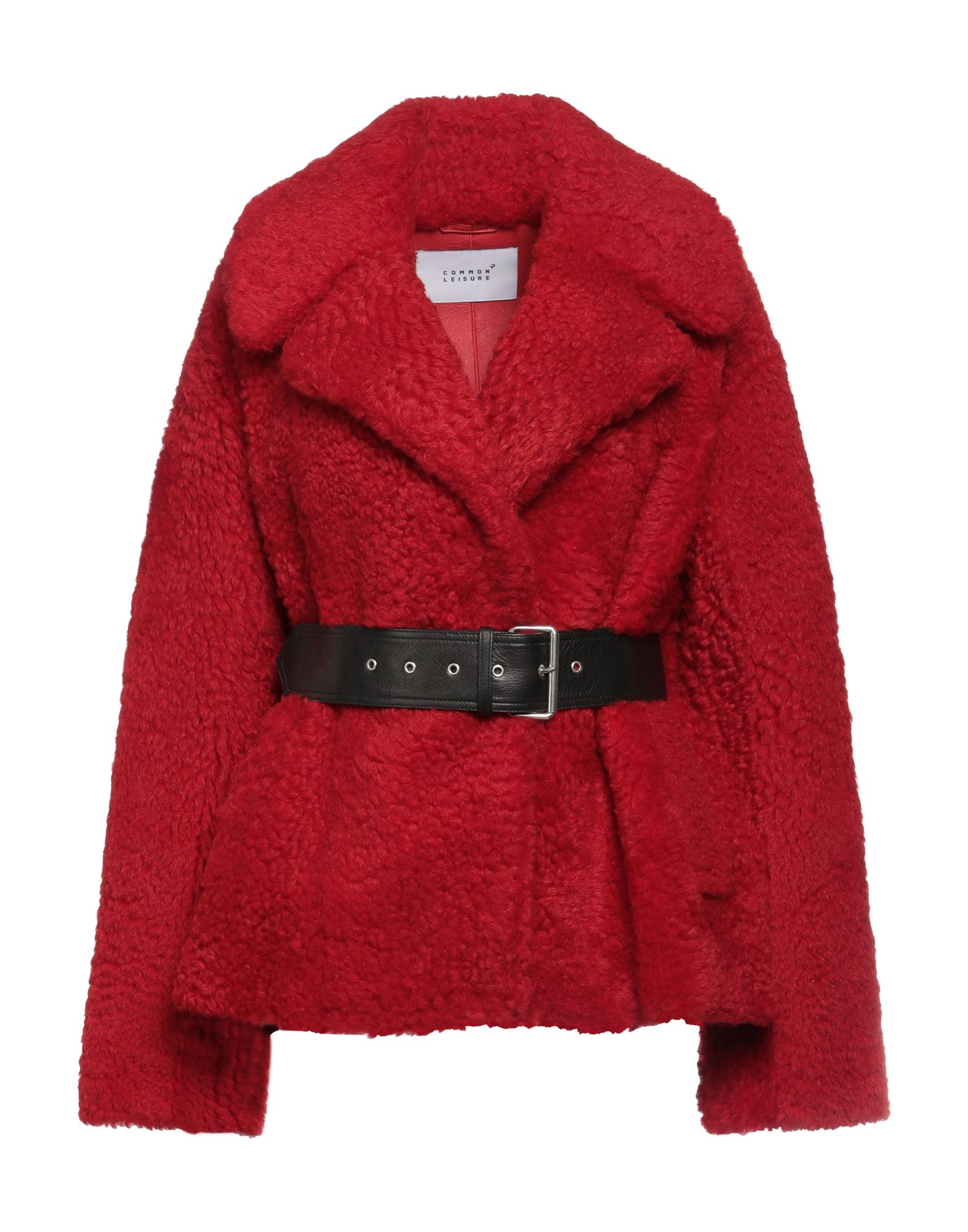 COMMON LEISURE Shearling- & Kunstfell Damen Rot von COMMON LEISURE