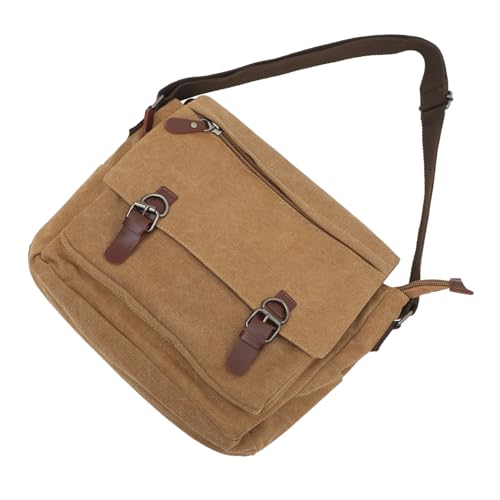 COMNESTBI Umhängetasche aus Canvas für Stilvolle Schultertasche mit Verstellbarem Tragegurt für Schule und Freizeit Modisches Design und Praktische Fächer Große Kapazität COMNESTBI Umhängetasche aus Canvas für Stilvolle Schultertasche mit Verstellbarem Tragegurt für Schule und Freizeit Modisches Design und Praktische Fächer Große Kapazität von COMNESTBI