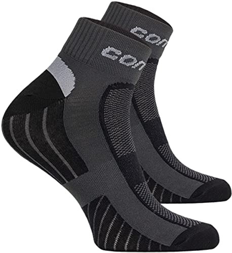 COMODO STB Bequeme Radsocken für Damen und Herren. Funktionelle, kurze Radsocken. Atmungsaktiv und gepolstert, Fahrkomfort. (39-42, Black) von COMODO TECHNICAL SOCKS