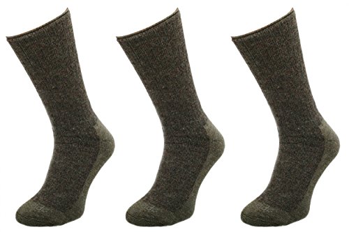 Comodo - Jagdsocken Herren & Damen aus Merinowolle|3er Pack Förstersocken für Männer & Frauen|Thermo Outdoor Wollsocken für Jäger|Jägerstrümpfe für den Wald und zum Wandern|SMG2 gr 39-42 Khaki von COMODO