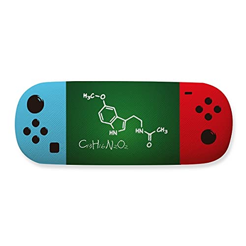Chemie Knowledge Brillenetui mit struktureller Formel, kreatives Spiel von COMP