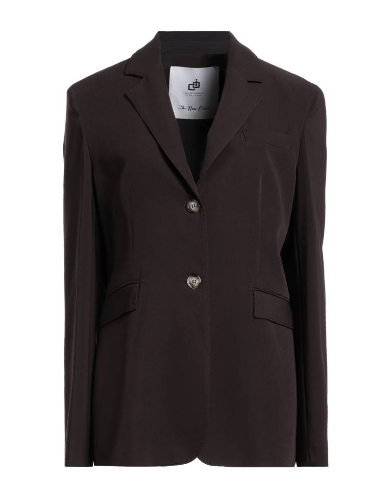 COMPAGNIA ITALIANA Blazer Damen Dunkelbraun von COMPAGNIA ITALIANA