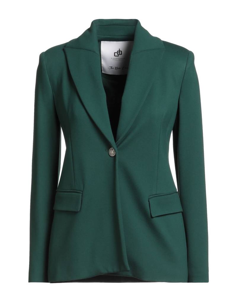 COMPAGNIA ITALIANA Blazer Damen Dunkelgrün von COMPAGNIA ITALIANA