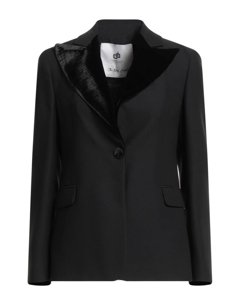 COMPAGNIA ITALIANA Blazer Damen Schwarz von COMPAGNIA ITALIANA