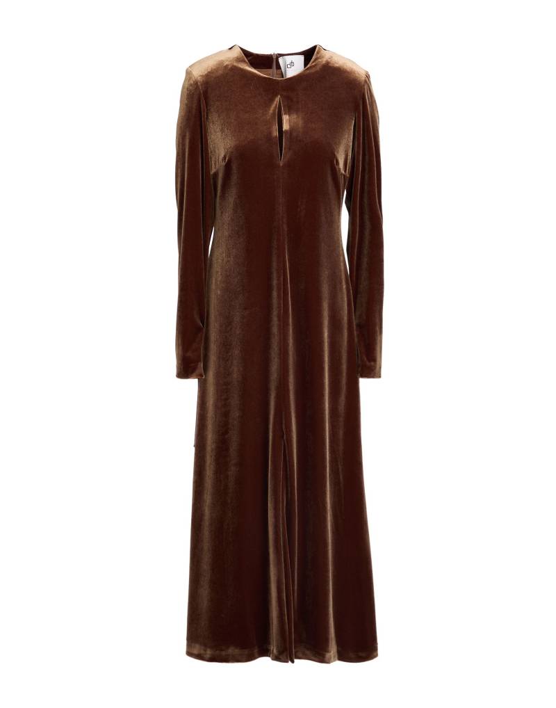 COMPAGNIA ITALIANA Maxi-kleid Damen Braun von COMPAGNIA ITALIANA