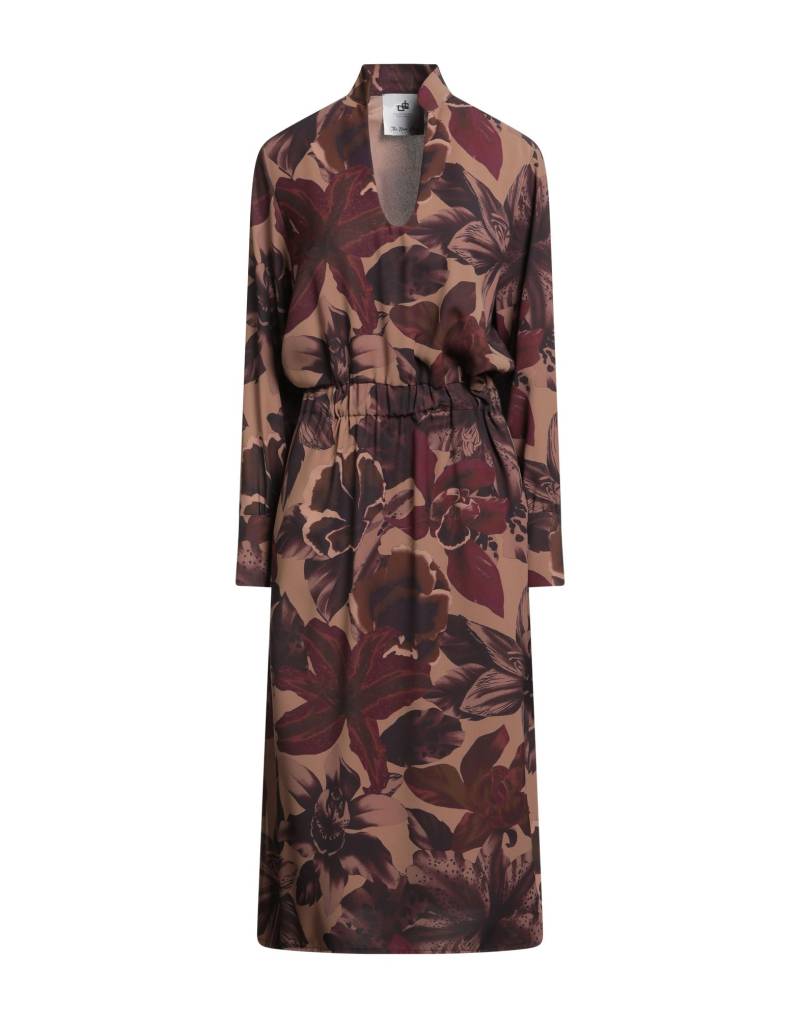 COMPAGNIA ITALIANA Midi-kleid Damen Braun von COMPAGNIA ITALIANA