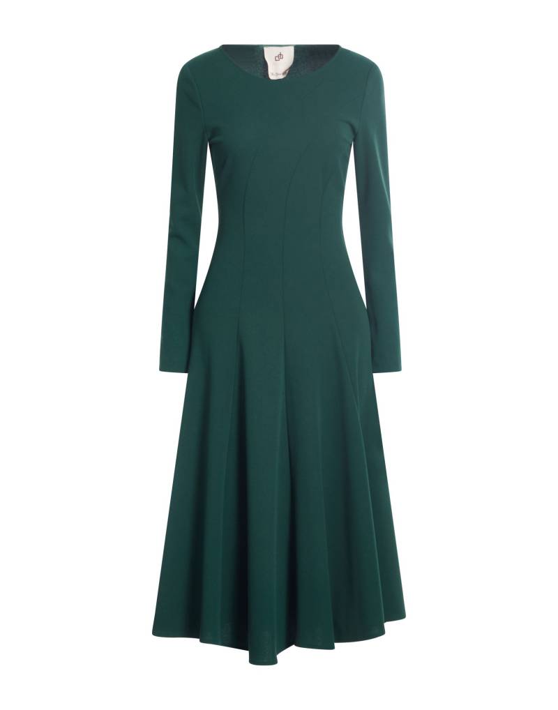 COMPAGNIA ITALIANA Midi-kleid Damen Dunkelgrün von COMPAGNIA ITALIANA