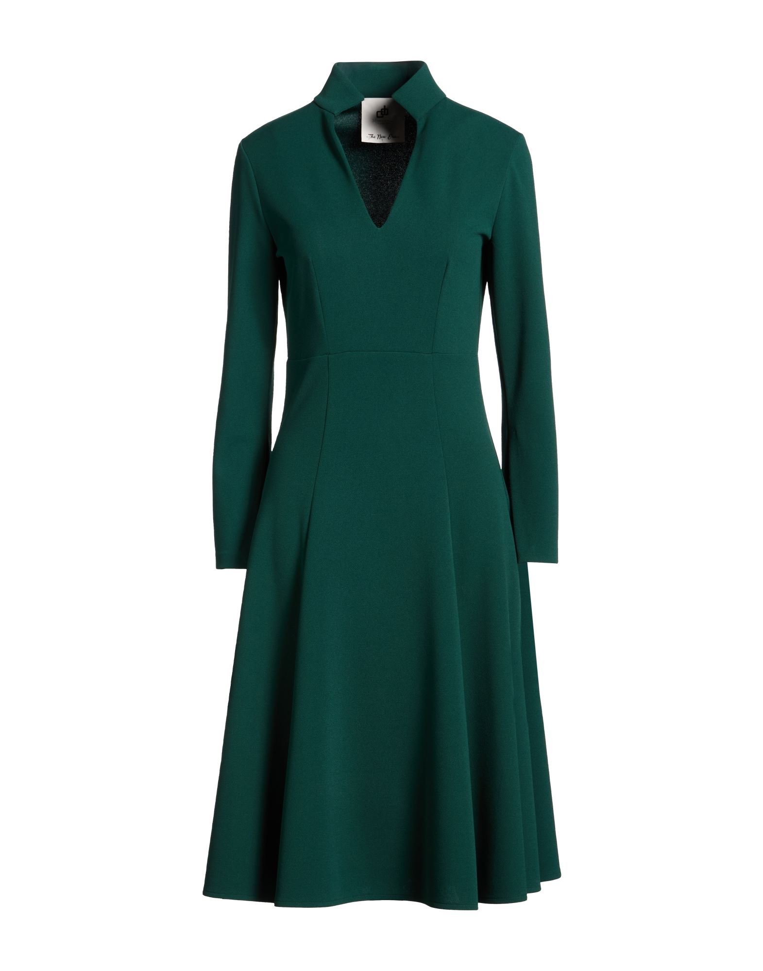 COMPAGNIA ITALIANA Midi-kleid Damen Grün von COMPAGNIA ITALIANA