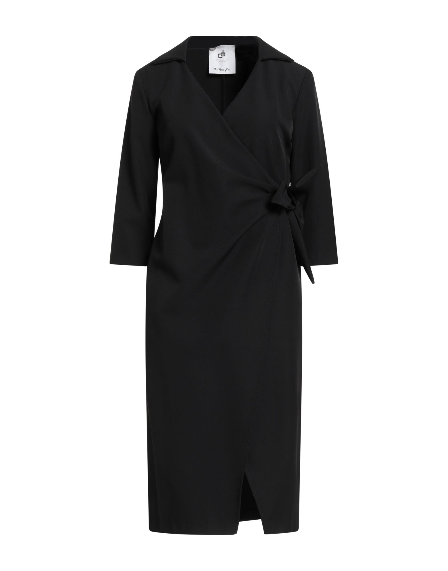 COMPAGNIA ITALIANA Midi-kleid Damen Schwarz von COMPAGNIA ITALIANA