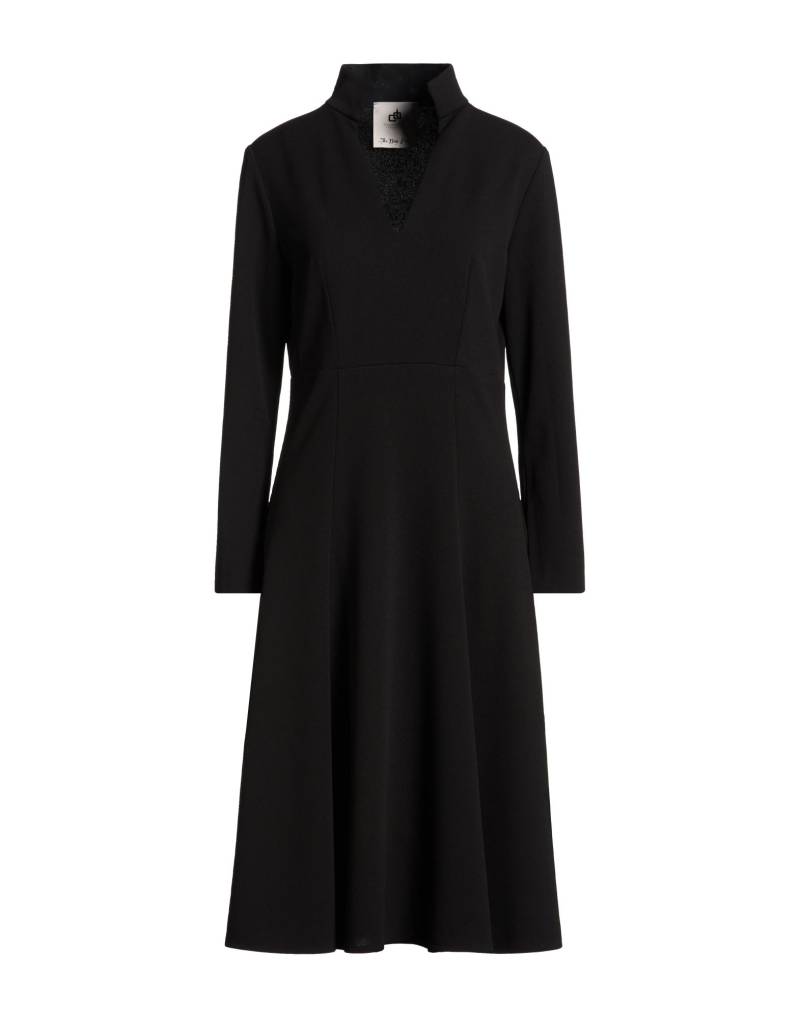 COMPAGNIA ITALIANA Midi-kleid Damen Schwarz von COMPAGNIA ITALIANA
